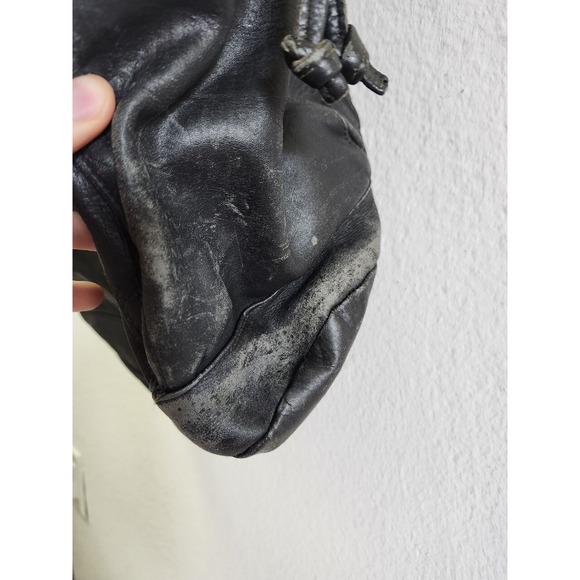 RARE! 90s Avirex Leather VTG USA‎ Style Backpack Rucksack Black - Picture 5 of 15